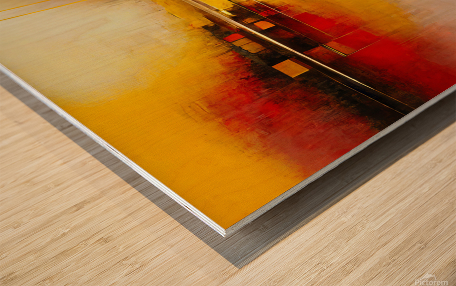 Envision Square Wood print