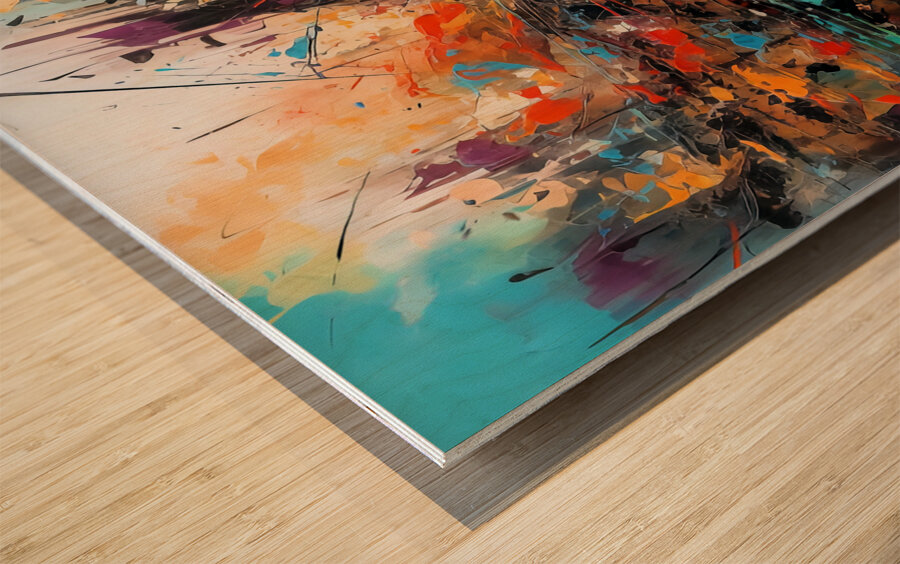 Irresistible Energy Wood print