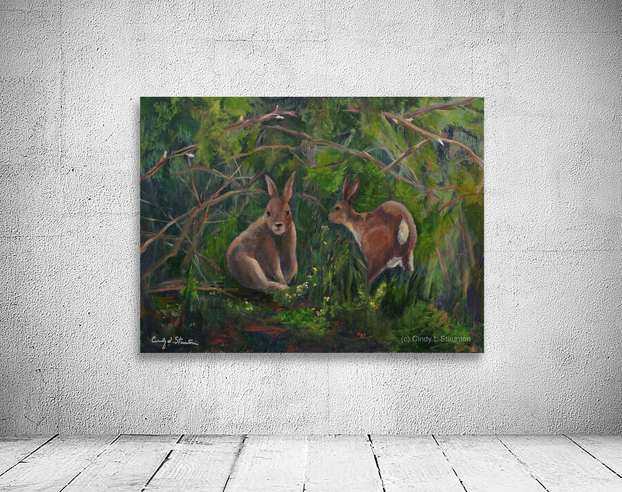 Bunnies in the Briar  Wall Preview