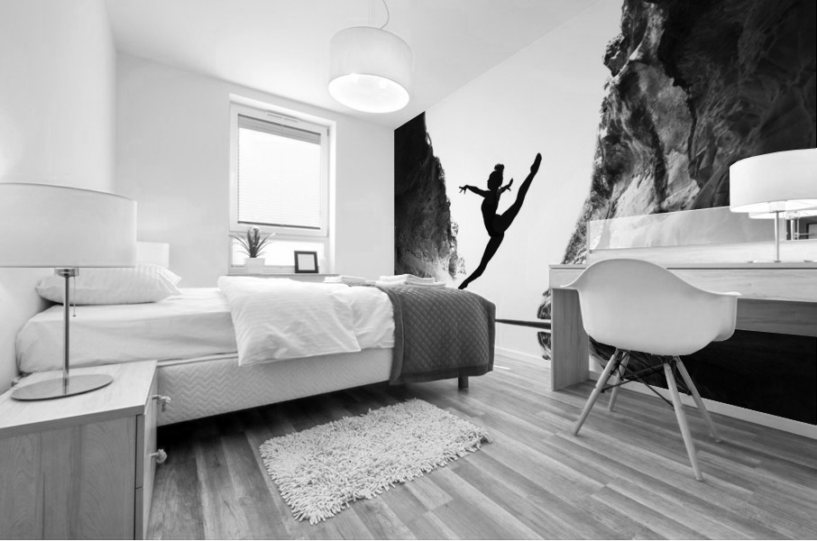 A beating heart Mural print