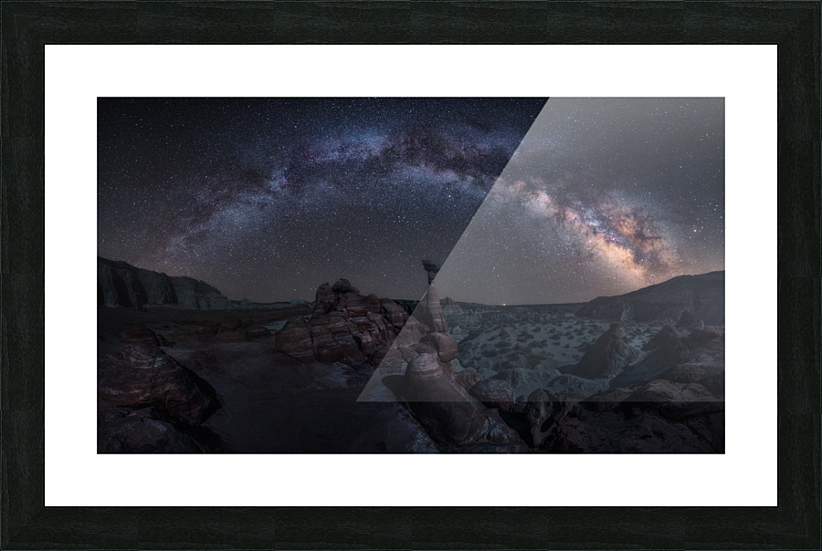 Toadstool Night Picture Frame print