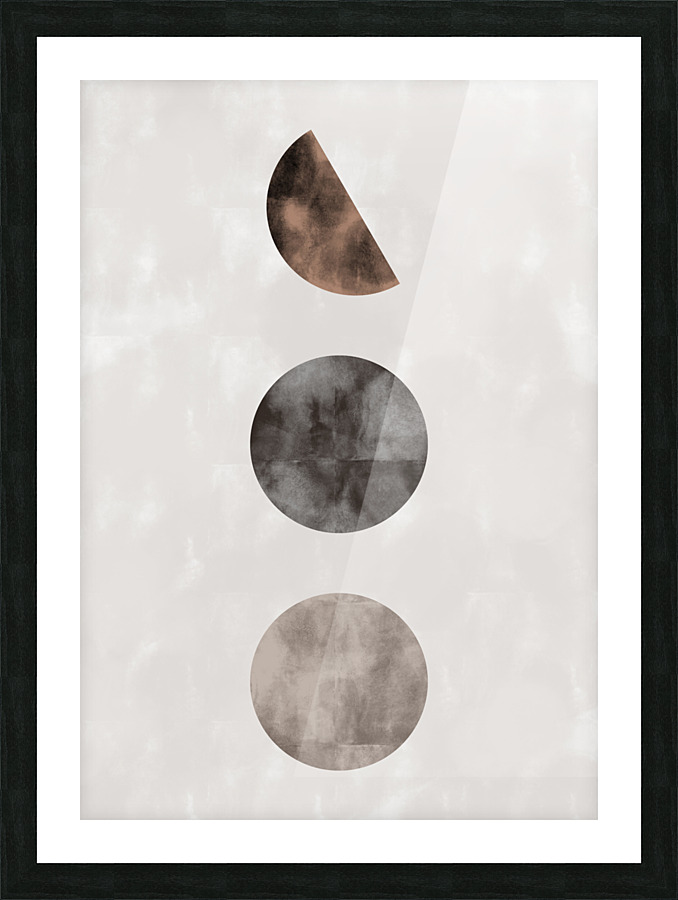 geo_3 amigos_002_brown Picture Frame print