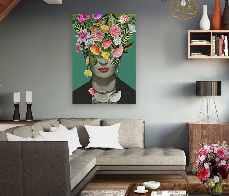 Floral Frida Reproduction