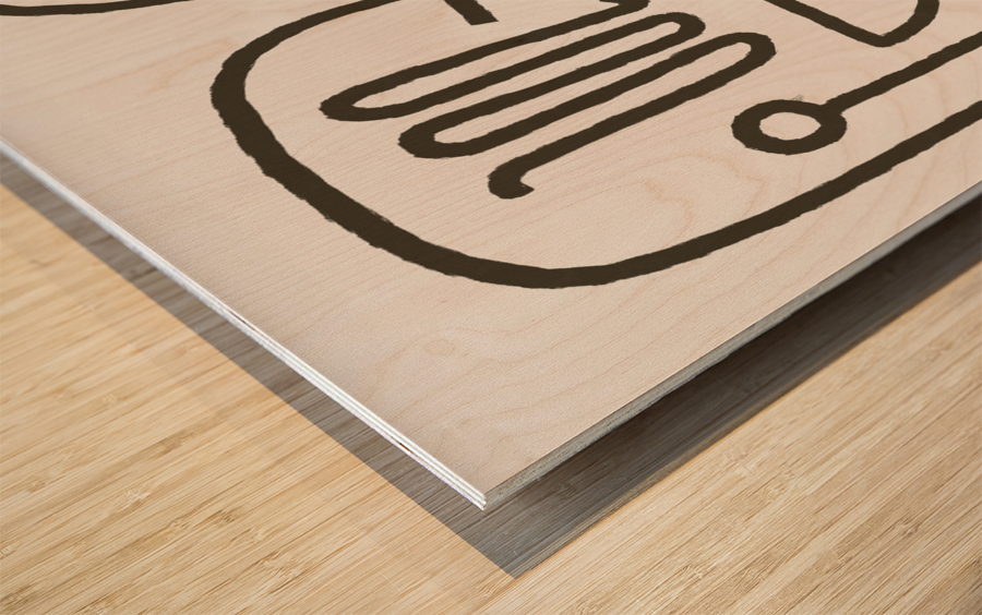 Get Going Wood print