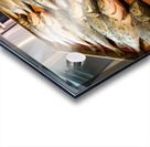A rectangular baking tray filled with fresh fish Acrylic print