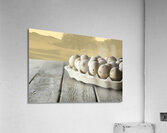 Background with quail eggs 3 Acrylic Print
