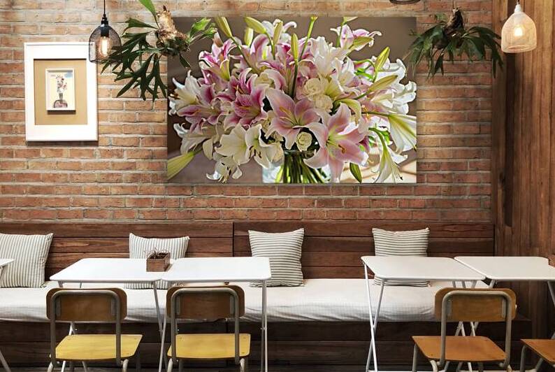 A vibrant bouquet of flowers predominantly featur by Romeu Hurmuzache