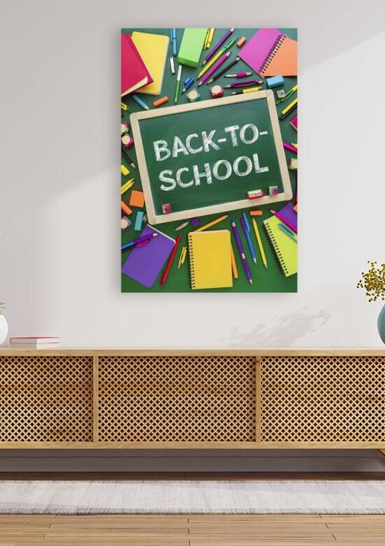 Back to school concept with colorful stationary o by Romeu Hurmuzache