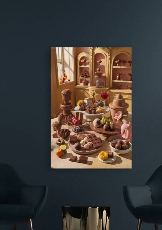 A delightful assortment of chocolate related item by Romeu Hurmuzache