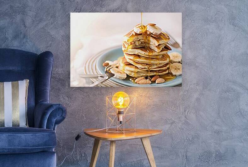 almond banana pancake with honey 3 by Romeu Hurmuzache