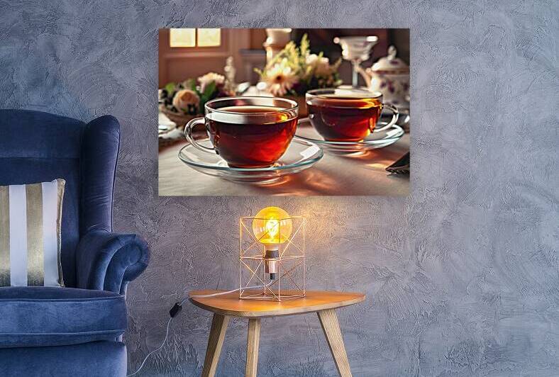 A warm and inviting setting with two clear glass by Romeu Hurmuzache