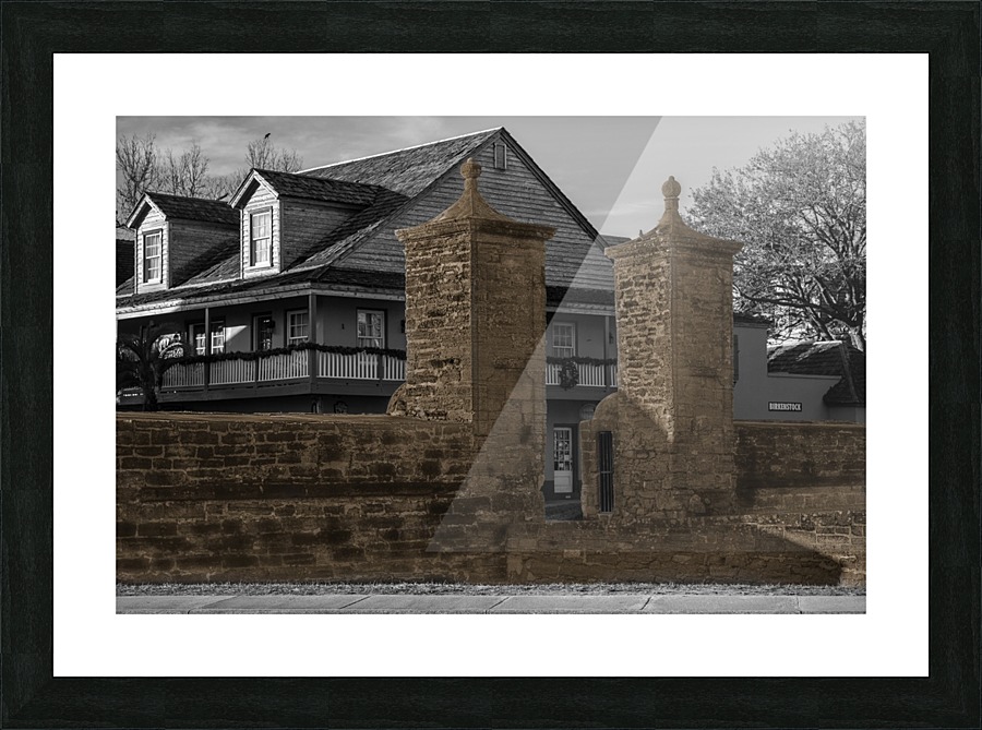 Ancient City Gates Picture Frame print