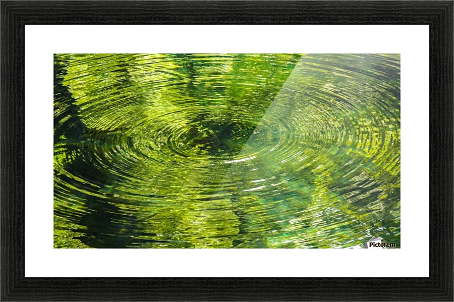 The Ripple Effect  Picture Frame print