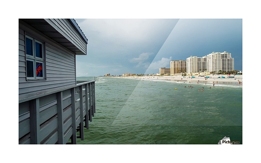 Clearwater Pier Picture Frame print