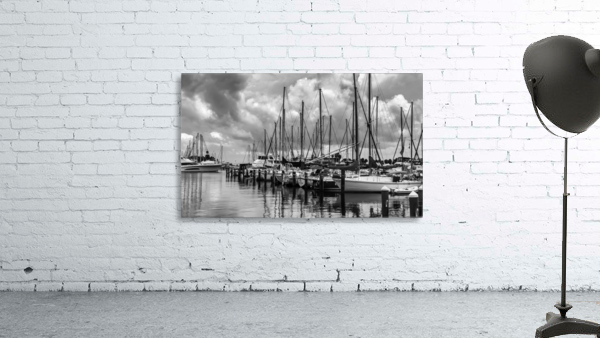 Storm Over the Marina  Wall Preview