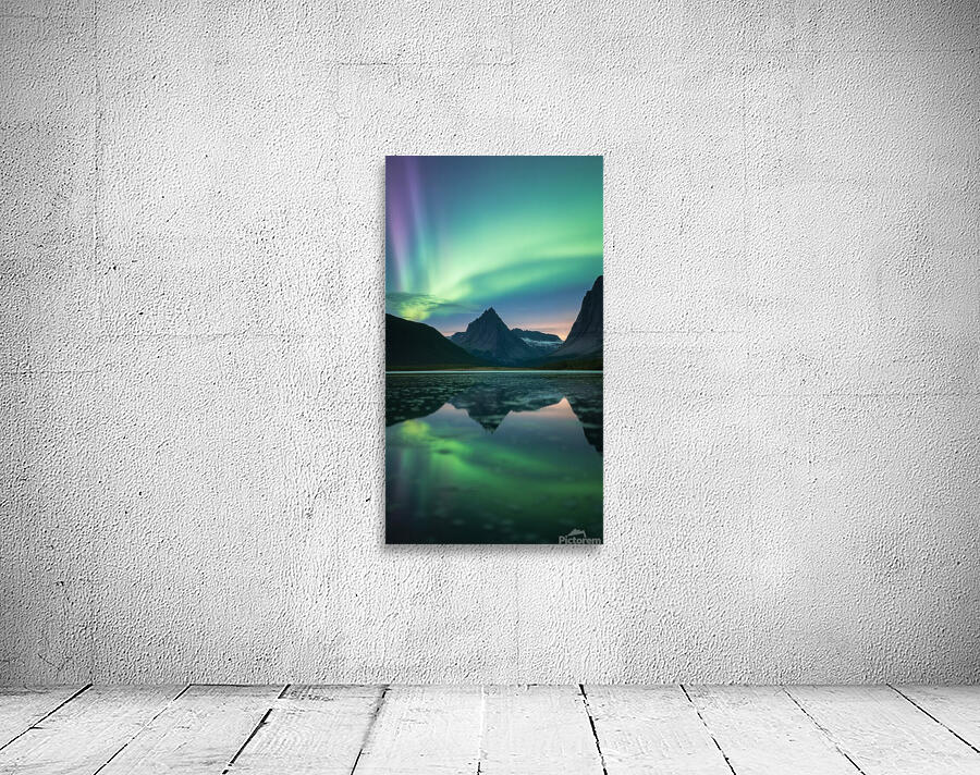 a photograph of a serene mountain landsc 17Z88yDa Wall Preview