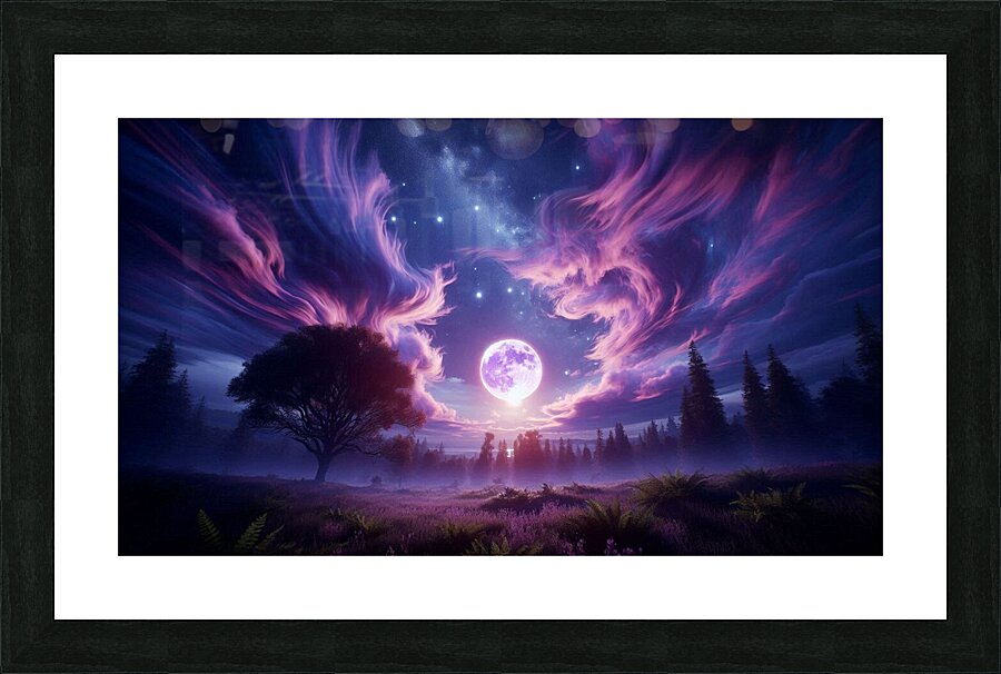 witching hour Picture Frame print