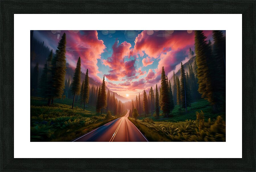 Golden Hour Picture Frame print