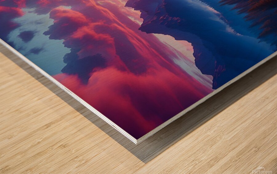 Silent Passage Wood print