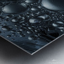 3d array of water droplets 3 Metal print