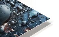 3d array of water droplets 3 HD Metal print