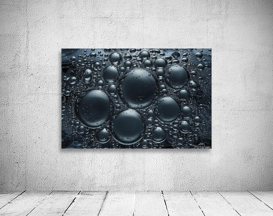 3d array of water droplets 3 Wall Preview