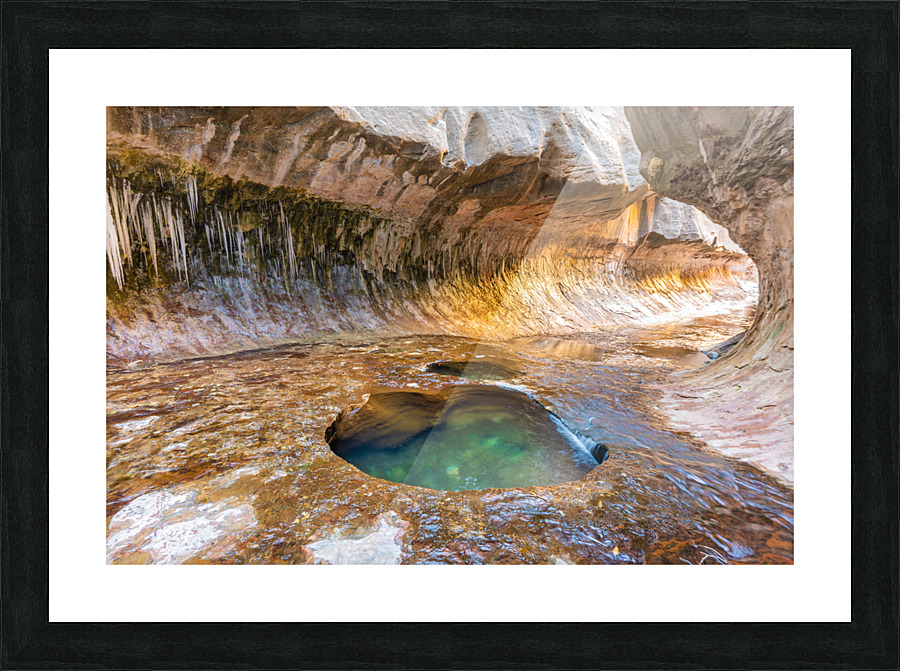 Subway Potholes Picture Frame print