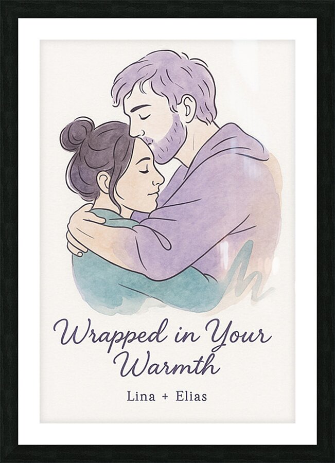 Wrapped in Your Warmth Picture Frame print