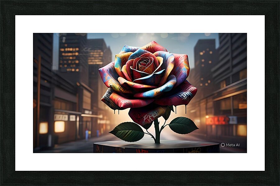 Urban Bloom Picture Frame print