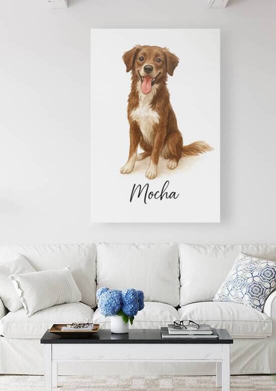 Mocha the Playful Pup by ahmed zayed