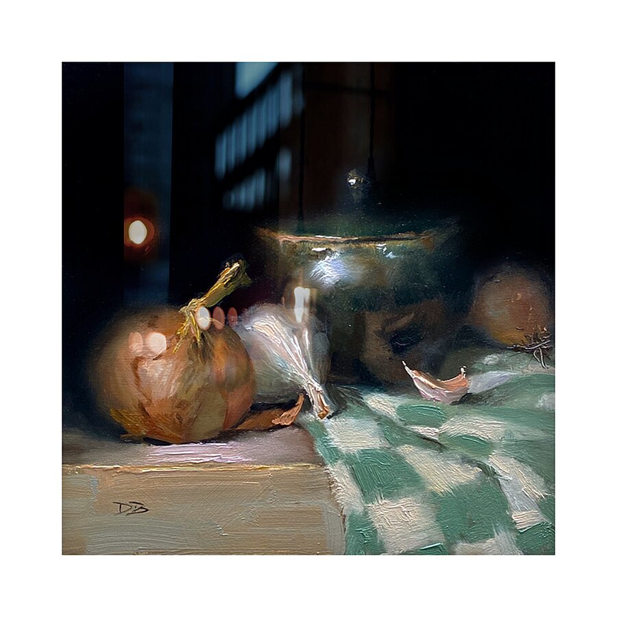 Garlic & Onions Picture Frame print