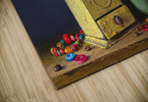 beans buttons beads David Barber puzzle