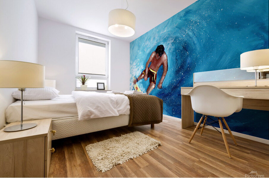 surfer Mural print