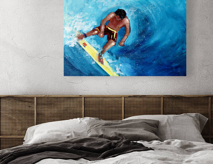 surfer by katy hawk art