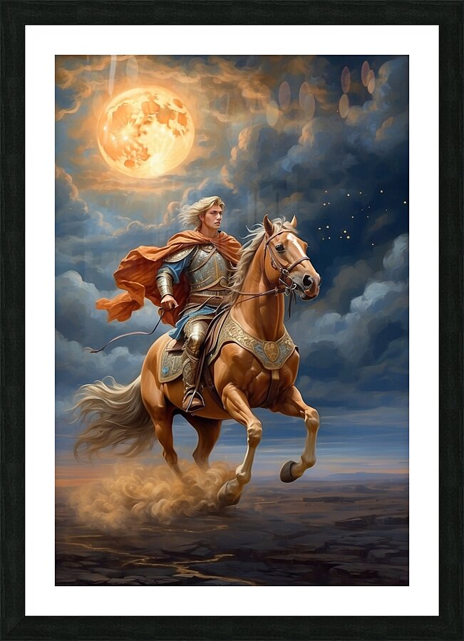Gallop apace Picture Frame print