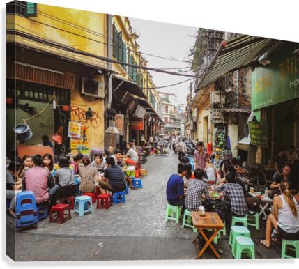 Old Quarter Hanoi Canvas Print