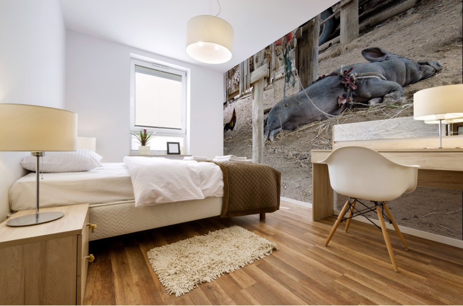Time for a rest Mural print