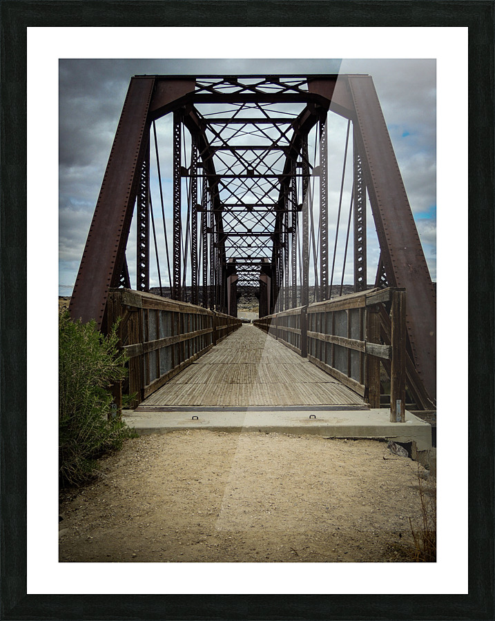 Guffey Butte Bridge Picture Frame print