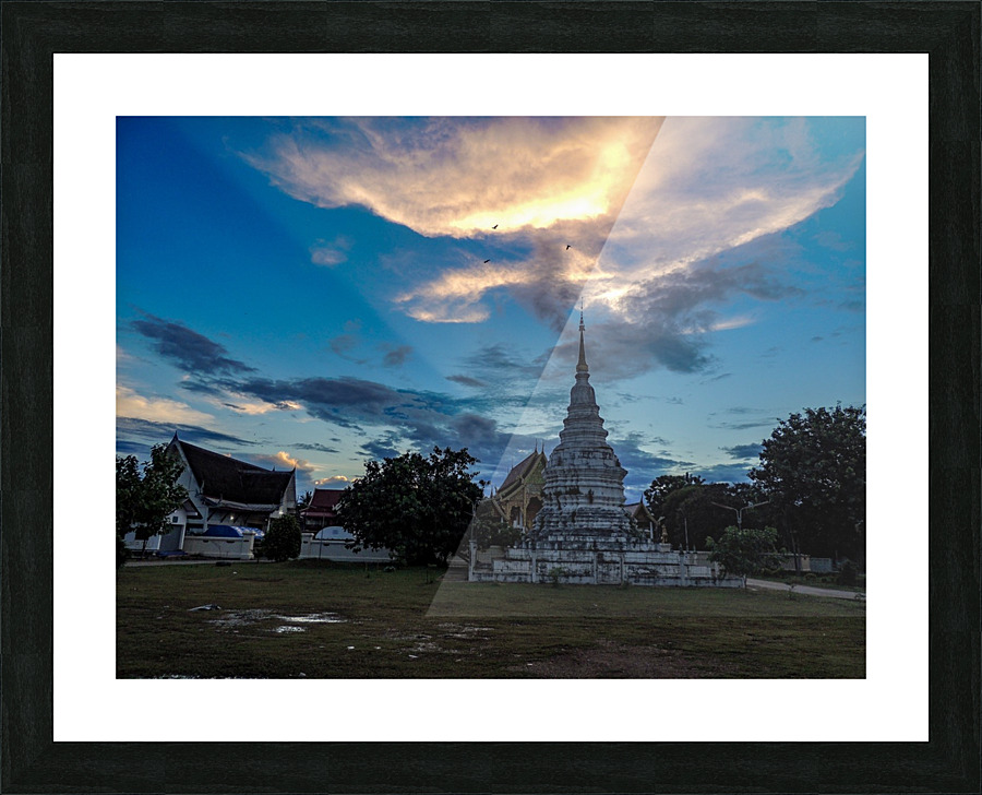 Temple Set Picture Frame print