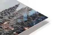 Oregon Winter Scene HD Metal print