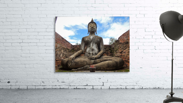 Buddha in the Clouds Wall Preview