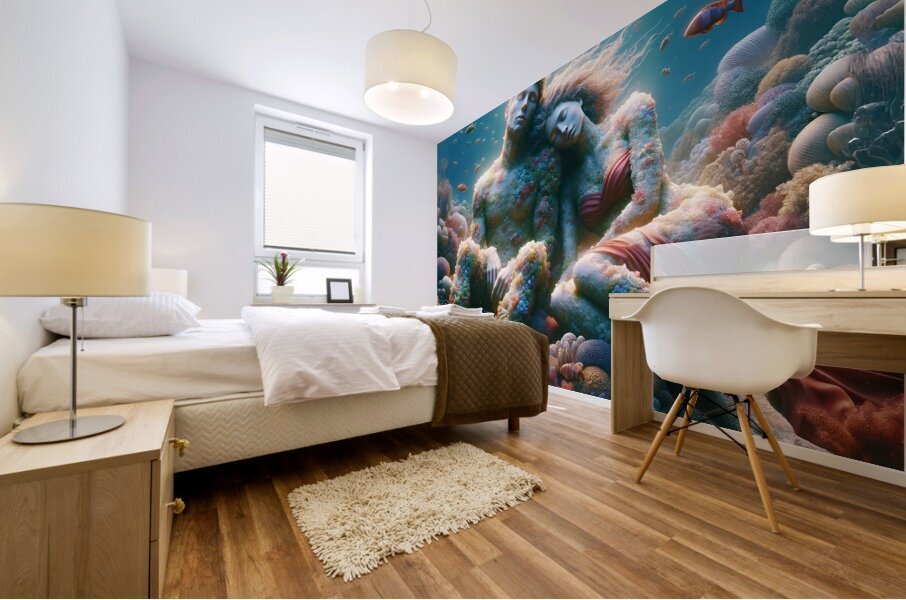 In silence Mural print