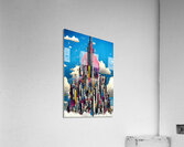 city in the sky Acrylic Print