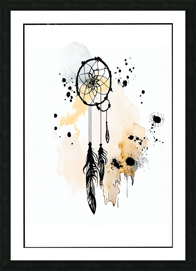 dancing dreamcatcher Picture Frame print