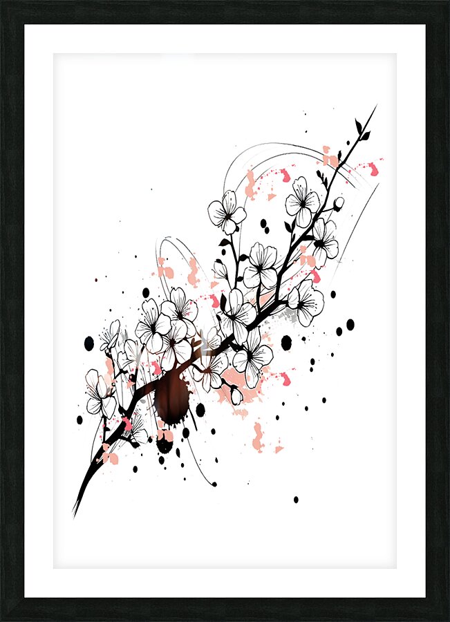 sakura Picture Frame print