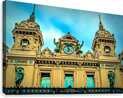 monaco casino studio 2 Canvas Print
