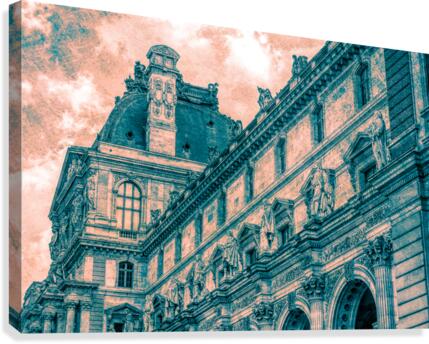 louvre 5 studio. 4jpeg Canvas Print