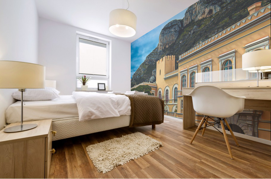 monaco castle 2 studio Mural print