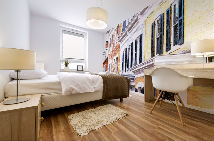Wall Sharing 8 Mural print