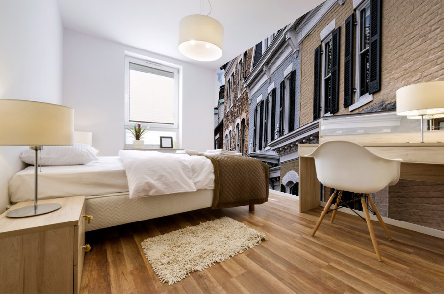Wall Sharing 3 Mural print